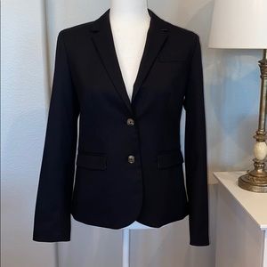 Black Tommy Hilfiger two button Blazer